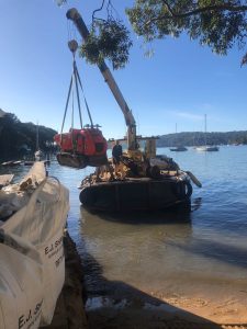 Avalon Earthworks constructing retaining sea walls northern beaches