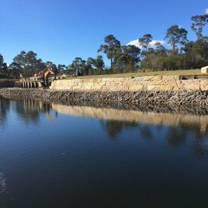 Avalon Earthworks constructing retaining sea walls northern beaches