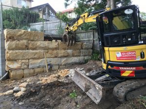 Avalon Earthworks land stabilisation northern beaches