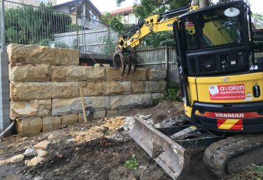 Avalon Earthworks land stabilisation northern beaches