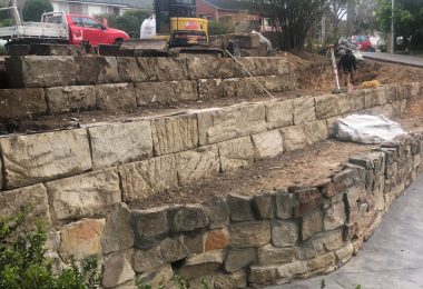 Avalon Earthworks land stabilisation northern beaches