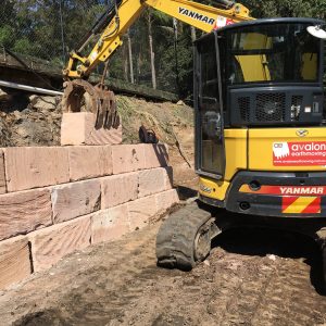 Avalon Earthworks land stabilisation northern beaches