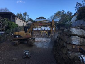 Avalon Earthworks land stabilisation northern beaches