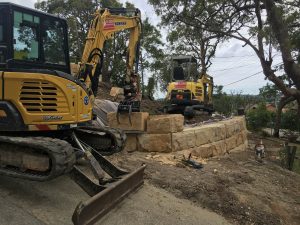 Avalon Earthworks land stabilisation northern beaches