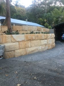 Avalon_Earthmoving sandstone wall